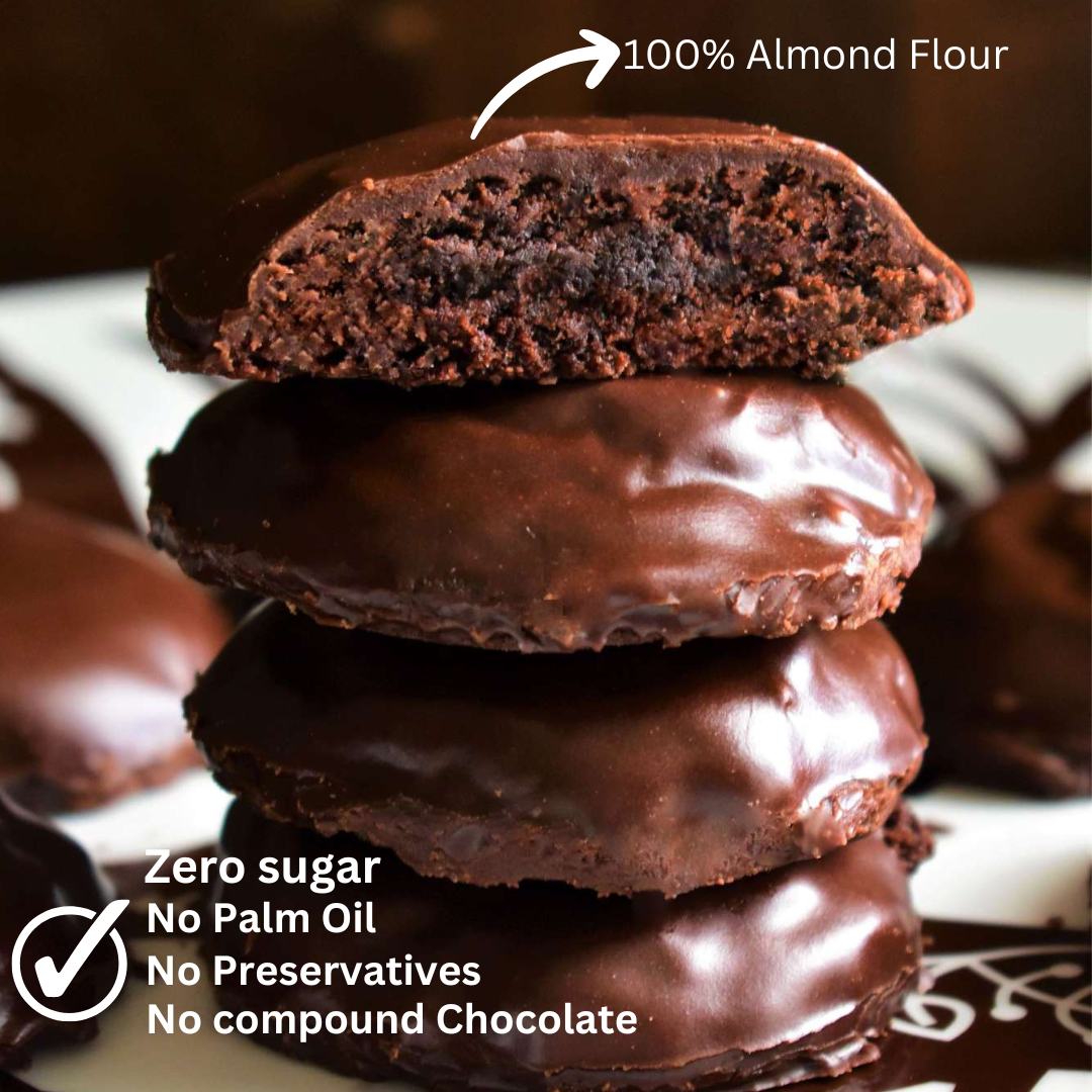 GoWhey Choco Almond Cookies | Diabetic-Friendly & Keto-Approved (200g)