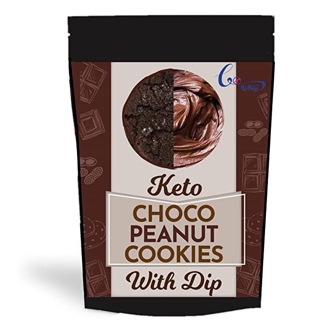 Keto Double Choco Peanut Cookies | Low-Carb & Sugar-Free (200g)