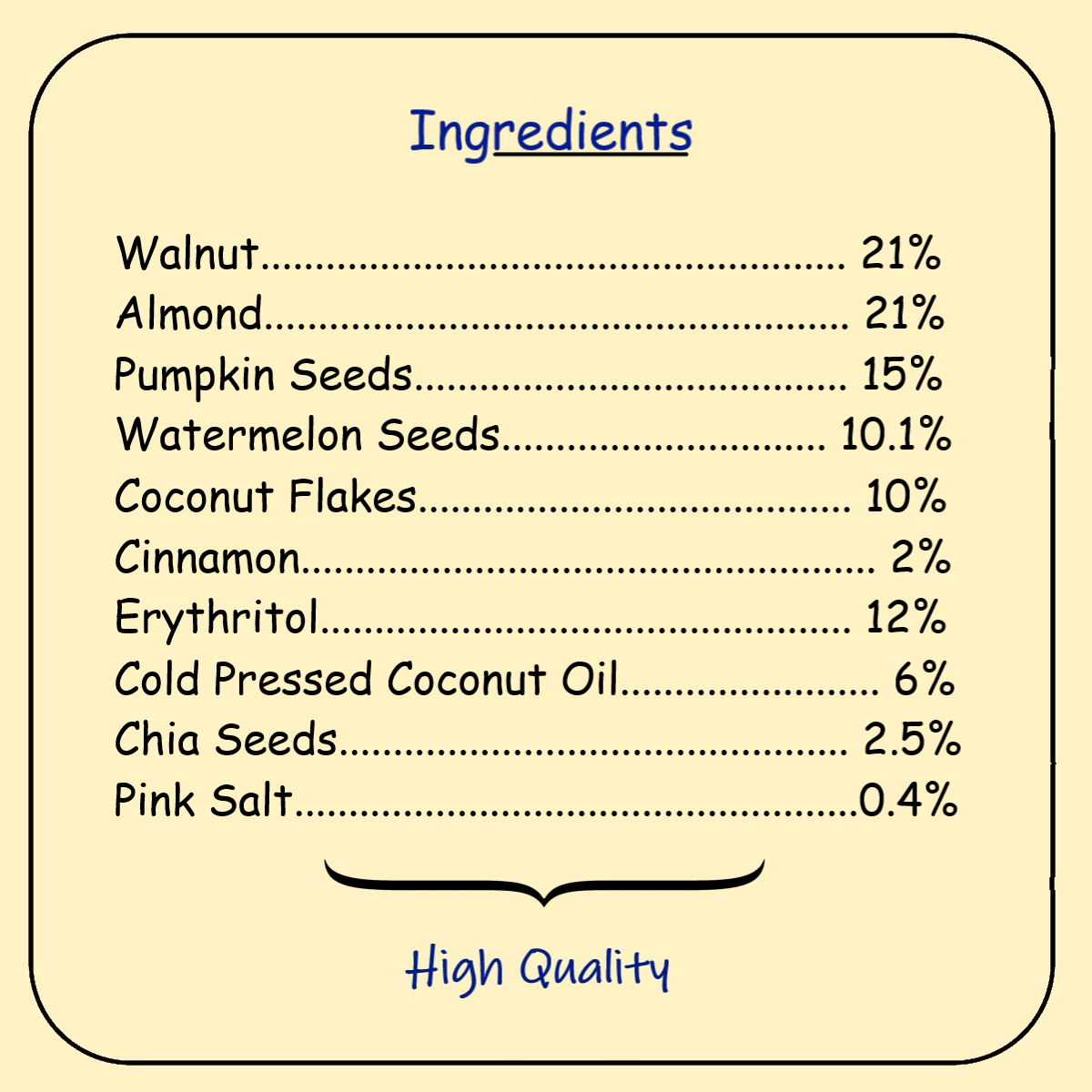 Vegan Breakfast Muesli- Cinnamon Crunch- Healthy Snack with Almond, Walnut and superfood seeds ,250g