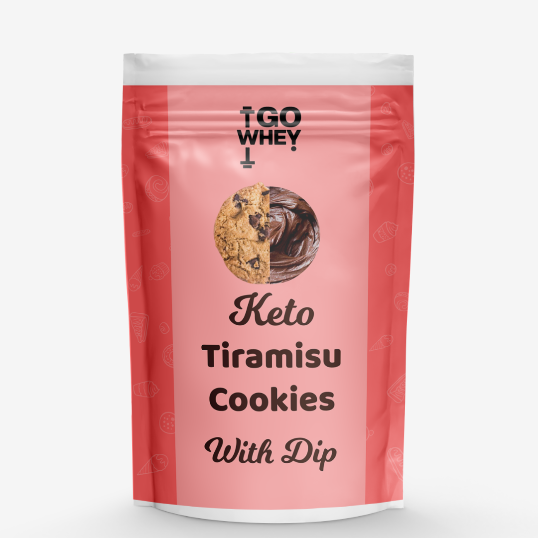 GoWhey Tiramisu keto cookies dipped in pure chocolate | sugar free | Made with Nuts
